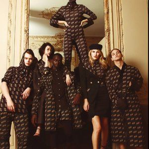 Alexandro Fratelli black and silver dress shirt size 44 (EU) M (US) NWT